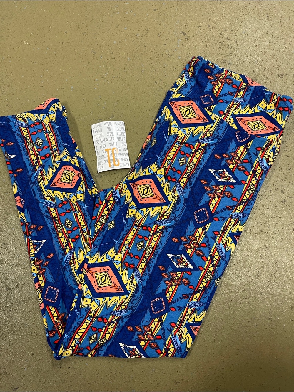 LuLaRoe New TC Tall & Curvy Southwestern Leggings NWT